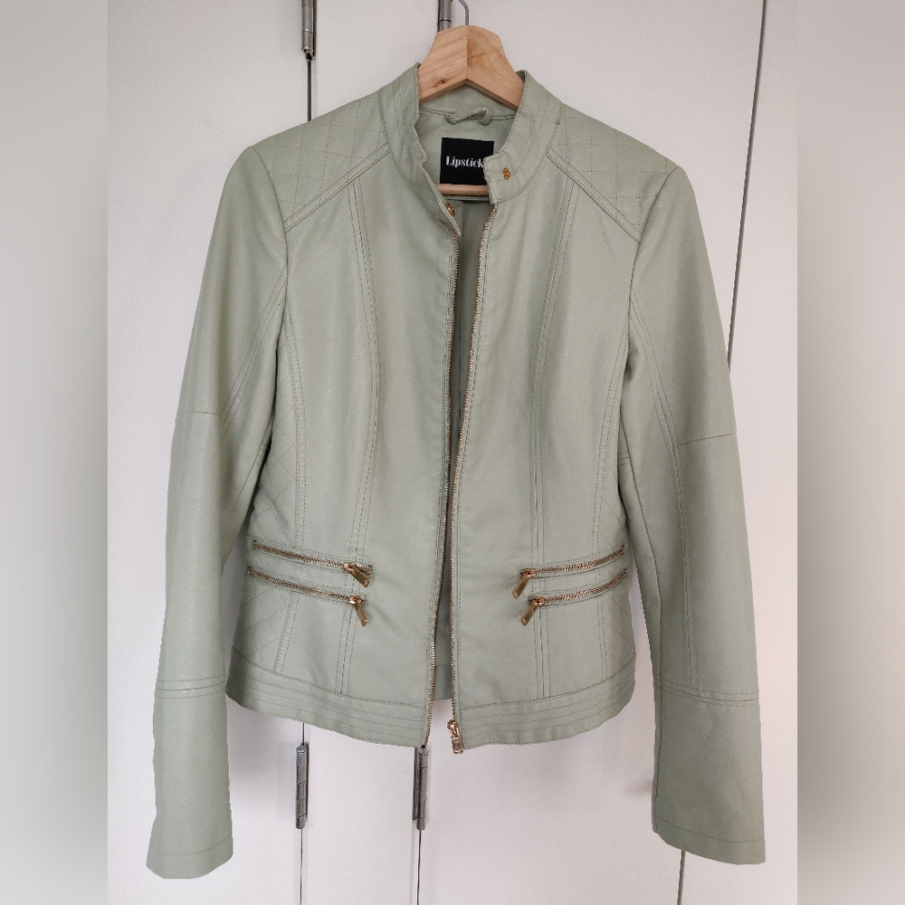 Vegan leather jacket